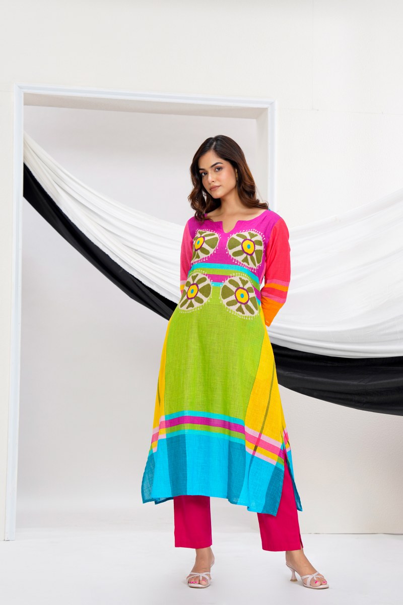 Mal Cotton Printed Kurta set for Women