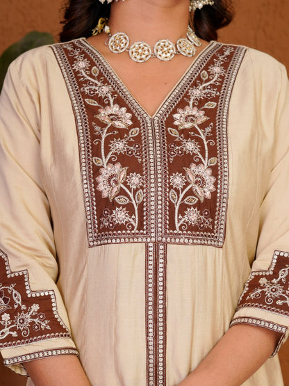 Elegant festive wear Anarkali suit set