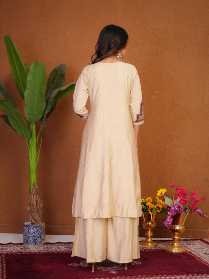Elegant festive wear Anarkali suit set