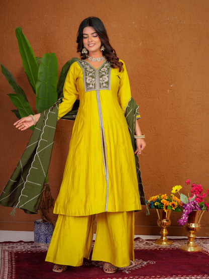 Elegant festive wear Anarkali suit set