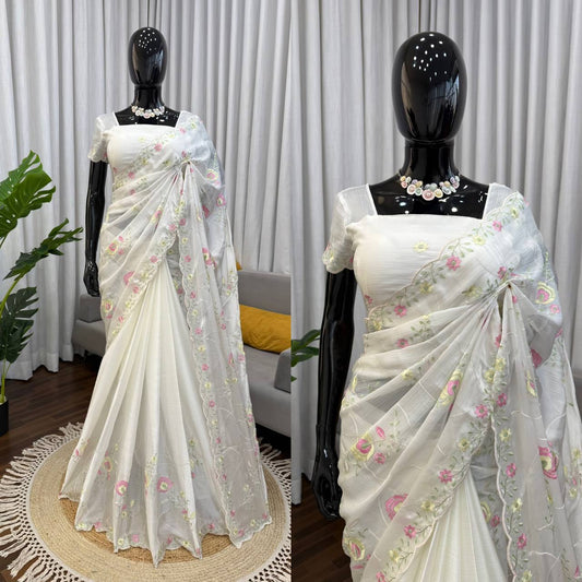 Designer Chiffon Saree – Elegance Redefined