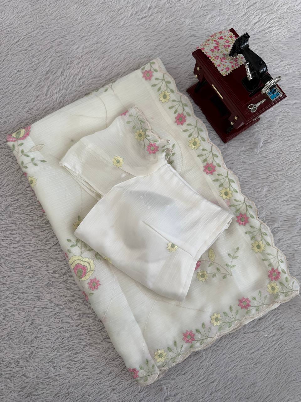 Designer Chiffon Saree – Elegance Redefined