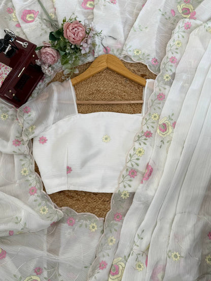 Designer Chiffon Saree – Elegance Redefined