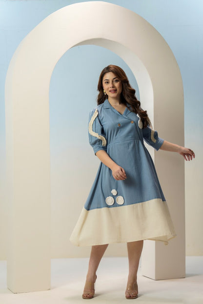 Cotton Dress with Embroidery Work