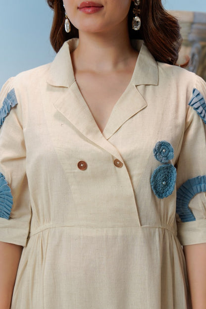 Cotton Dress with Embroidery Work