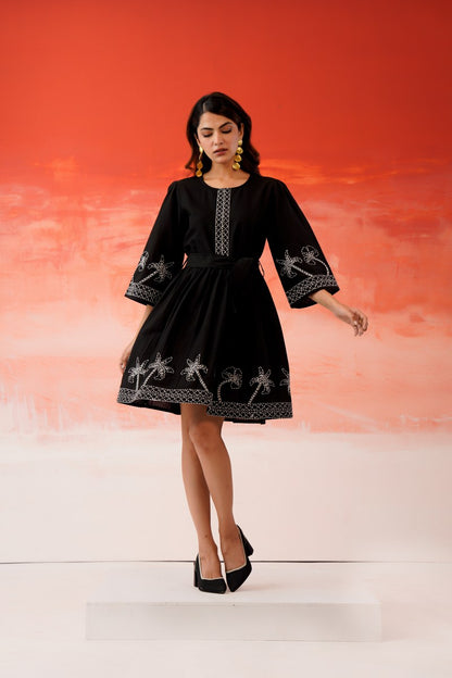 Cotton Dress with Embroidery Work