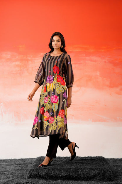 Floral Printed Cotton Outfit