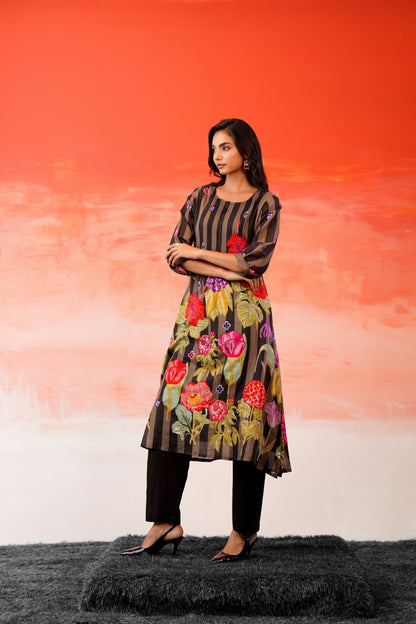 Floral Printed Cotton Outfit