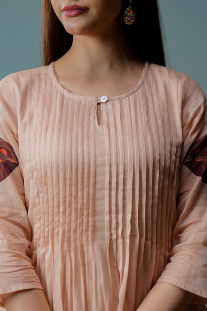 Mal Cotton Printed Kurta with Lining for Women – Stylish & Comfortable