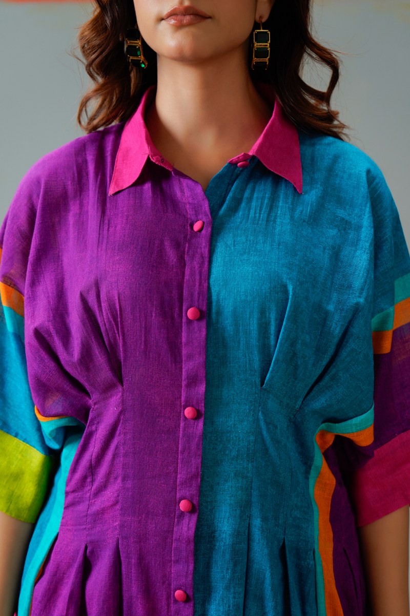 Mal Cotton Digital Print Kurta set with Lining for Women