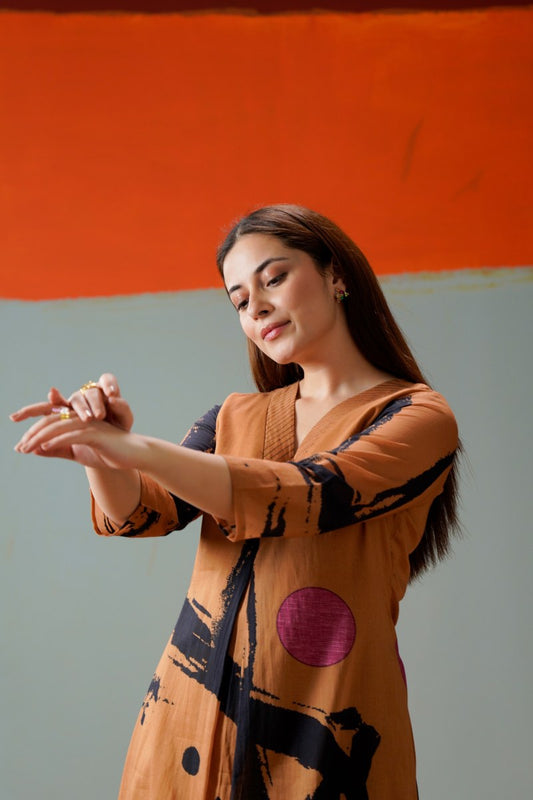 Mal Cotton Printed Kurta Set