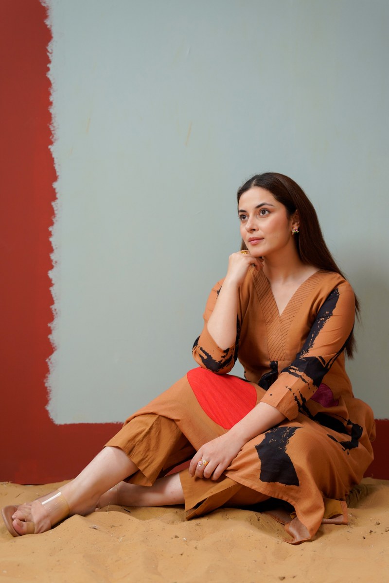 Mal Cotton Printed Kurta Set