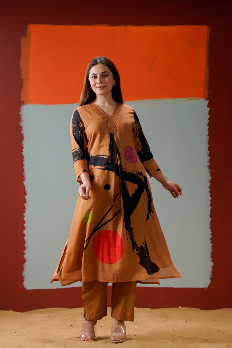 Mal Cotton Printed Kurta Set