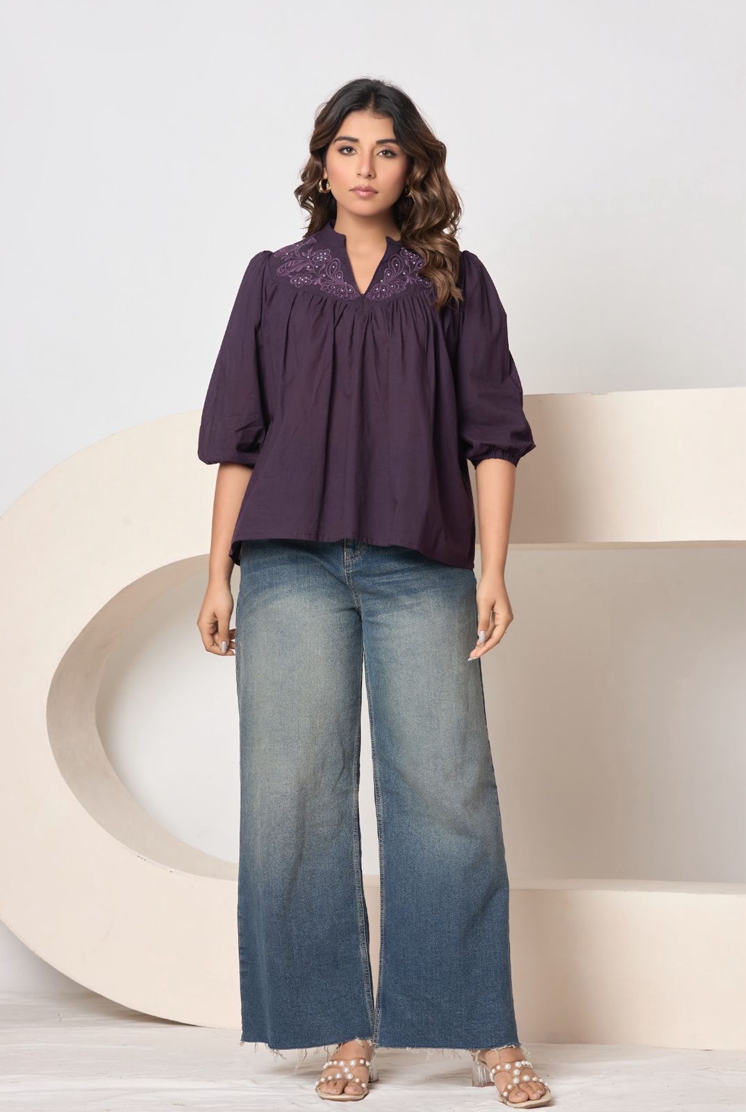 Comfortable  Cotton Tunic Top for Women