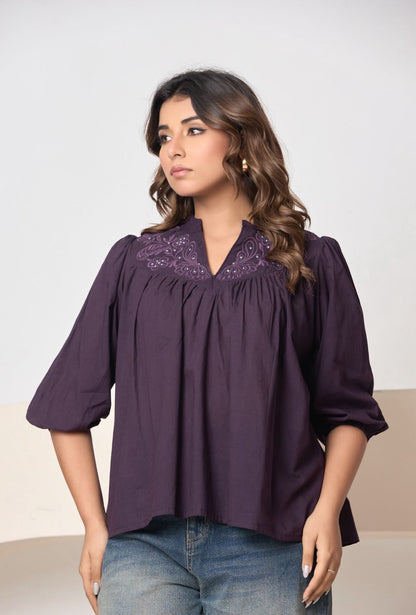 Comfortable  Cotton Tunic Top for Women