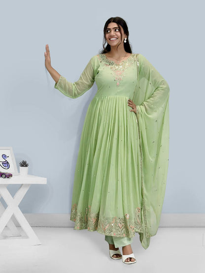 Premium Anarkali Gown Set