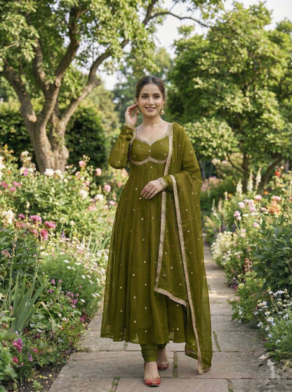 10 new colour anarkali arrival