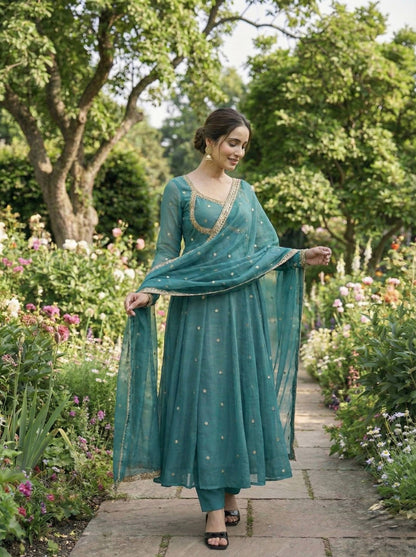 10 new colour anarkali arrival