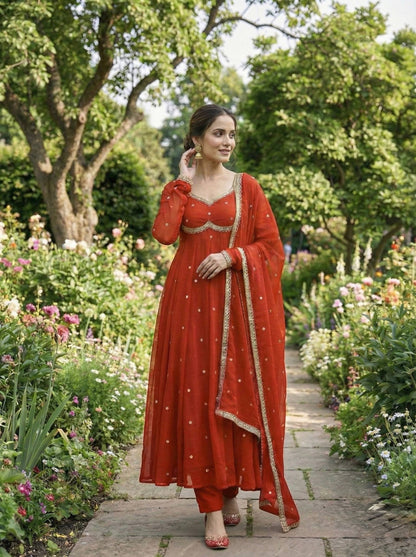 10 new colour anarkali arrival