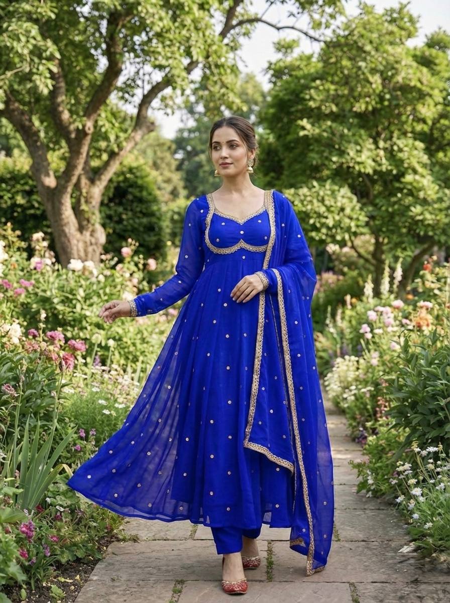 10 new colour anarkali arrival