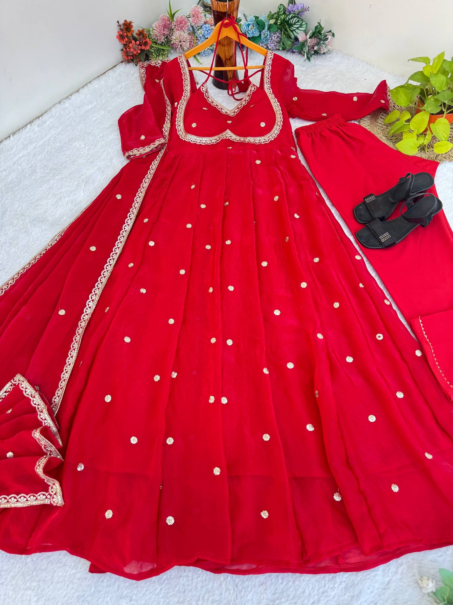 10 new colour anarkali arrival