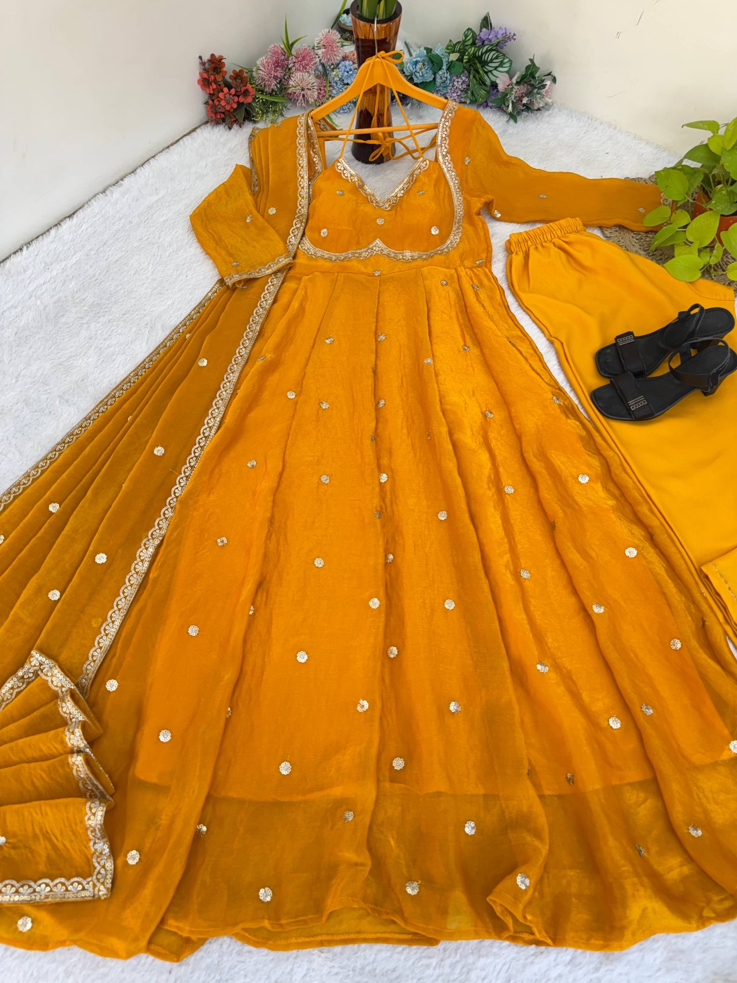 10 new colour anarkali arrival