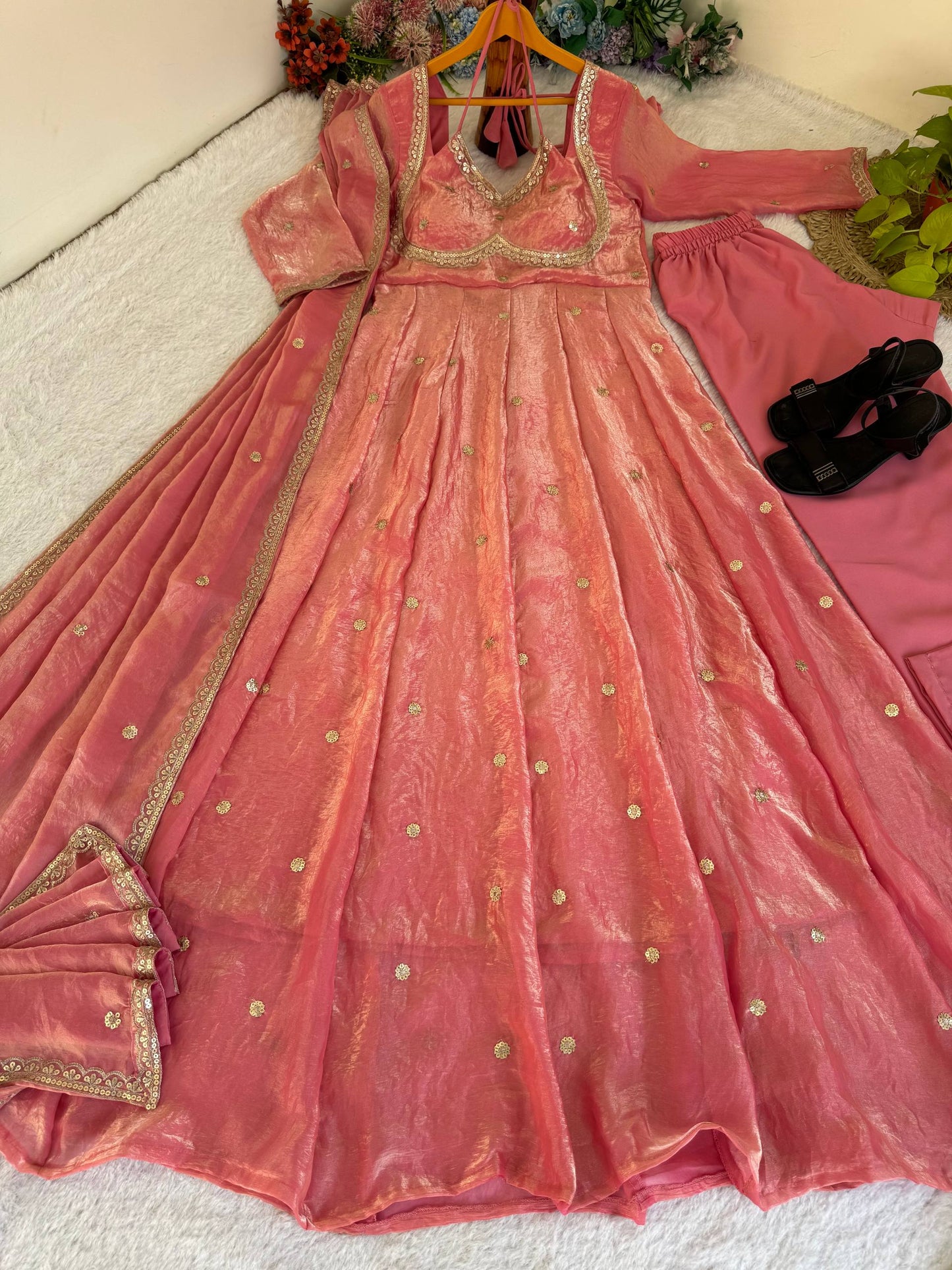 10 new colour anarkali arrival