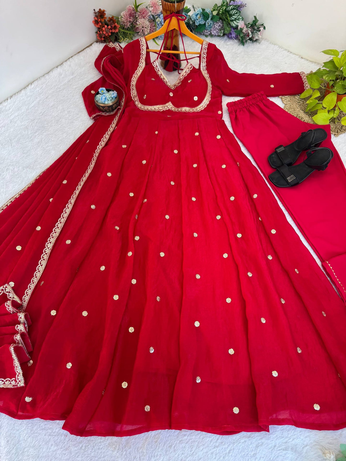 10 new colour anarkali arrival