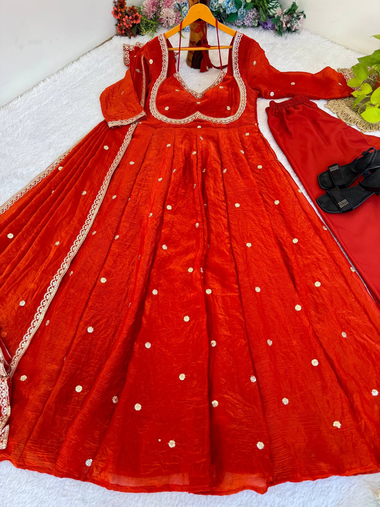 10 new colour anarkali arrival