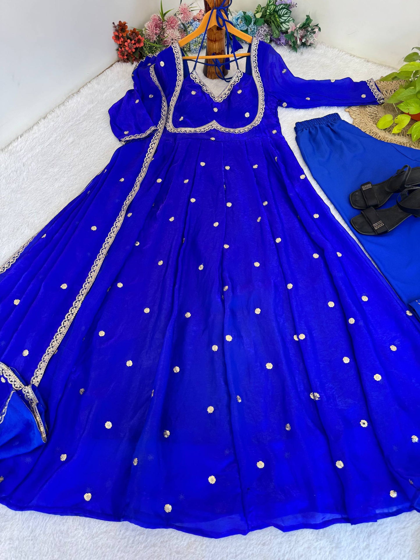 10 new colour anarkali arrival