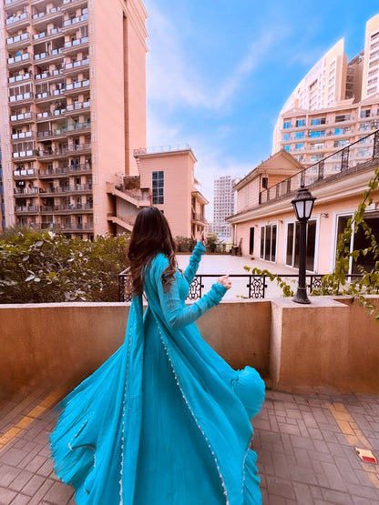 New Party Wear Anarkali Gown