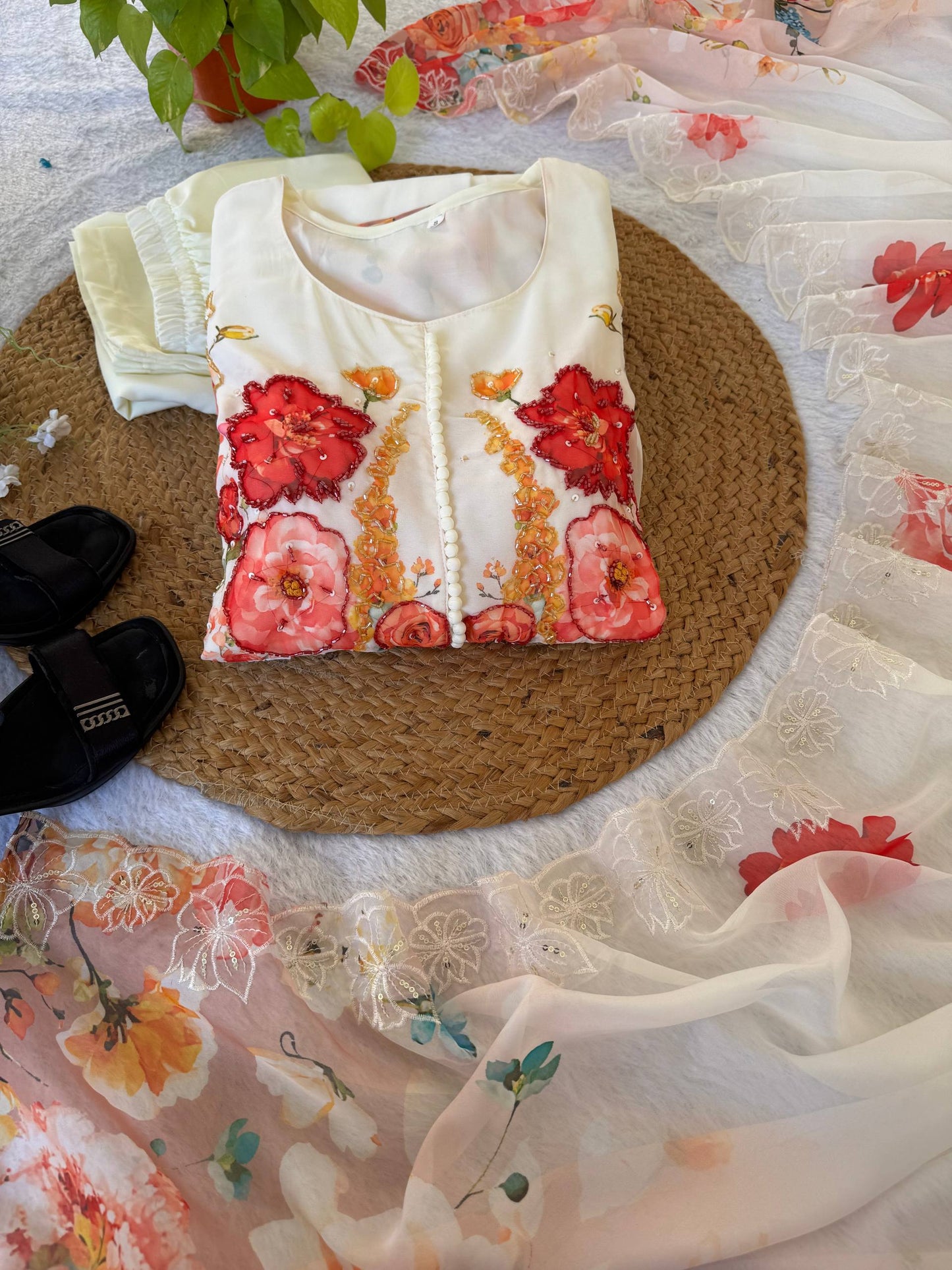 New Party Wear Look Fox Georgette Gown