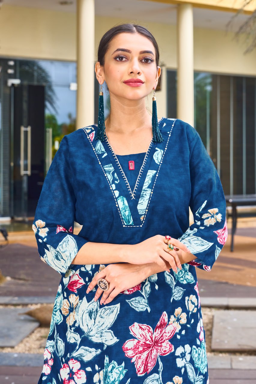 premium floral designer co ord set