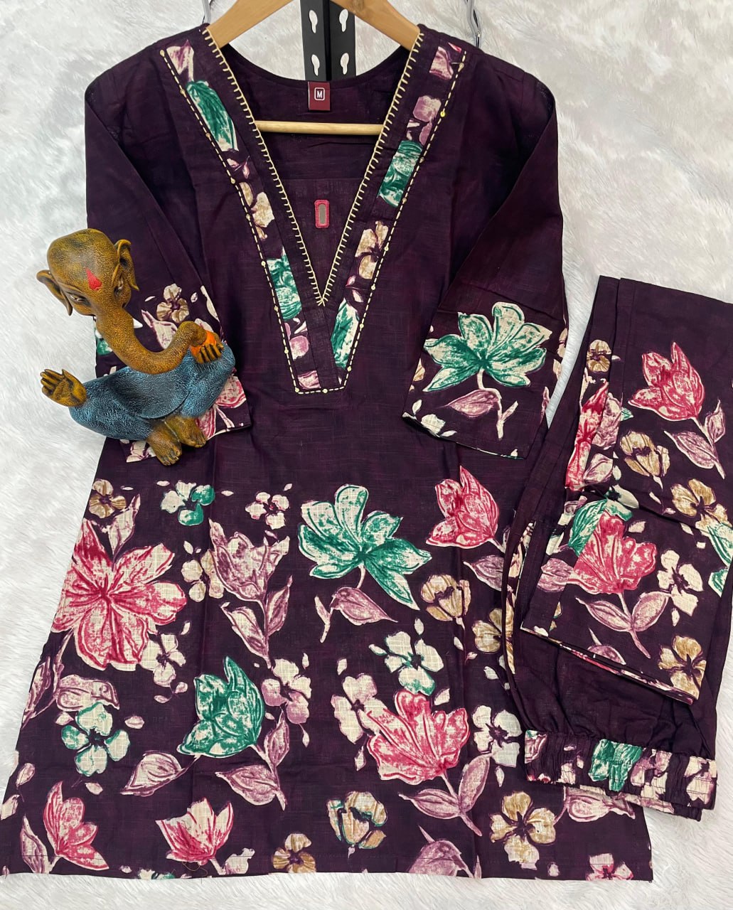 premium floral designer co ord set