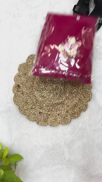 Pure Mul Viscose Chanderi Cotton Gown